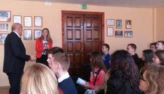 Встреча сербских школьников из городской общины Пантелей г. Ниш с Парламентом детей и учащейся молодежи г. Новополоцка